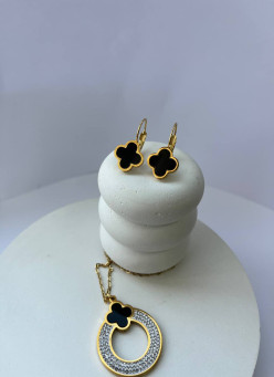 Набір (сережки та підвіска)