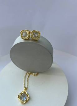 Набір (сережки та підвіска)