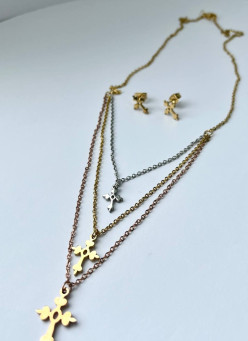 Набір (сережки + підвіс)